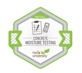 Concrete Moisture Testing badge