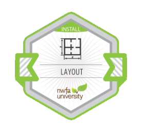 Layout badge