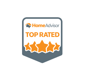 HomeAdvisor Top Rated badge