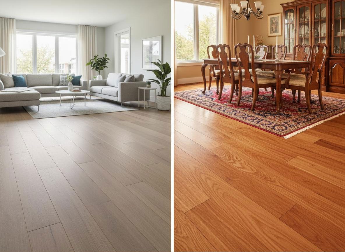 White Oak vs. Red Oak: Choosing the Right Hardwood Flooring for Montgomery County Homes